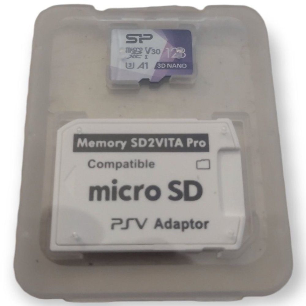 COPY - 128gb mSD +  PS Vita SD2VITA Memory Card Pro Duo Micro SD Adapter